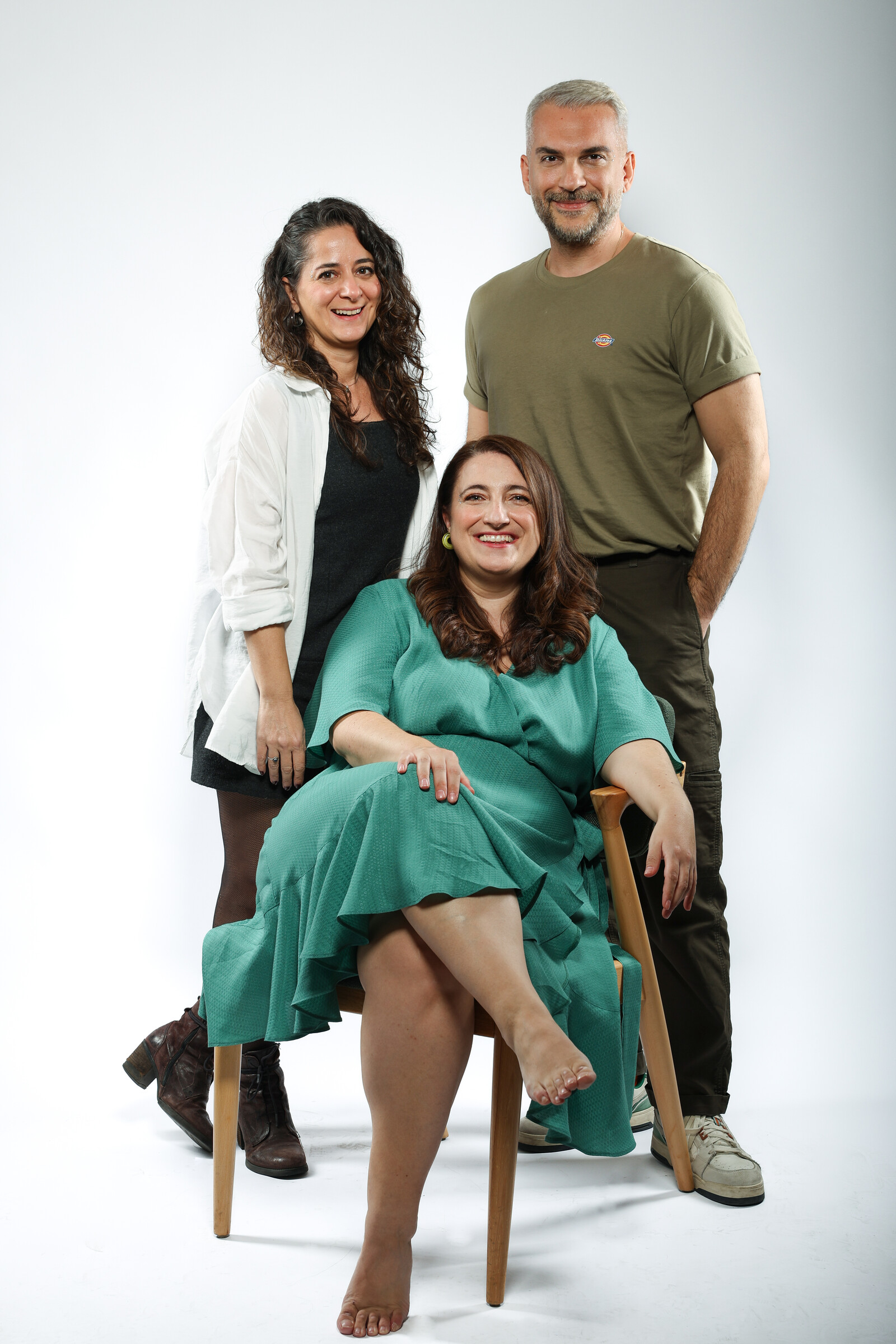 Die Schauspielerin und das Team