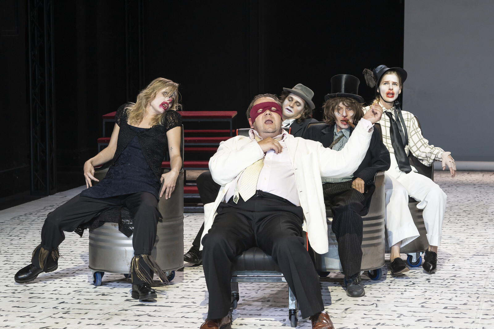 Actors have a break down