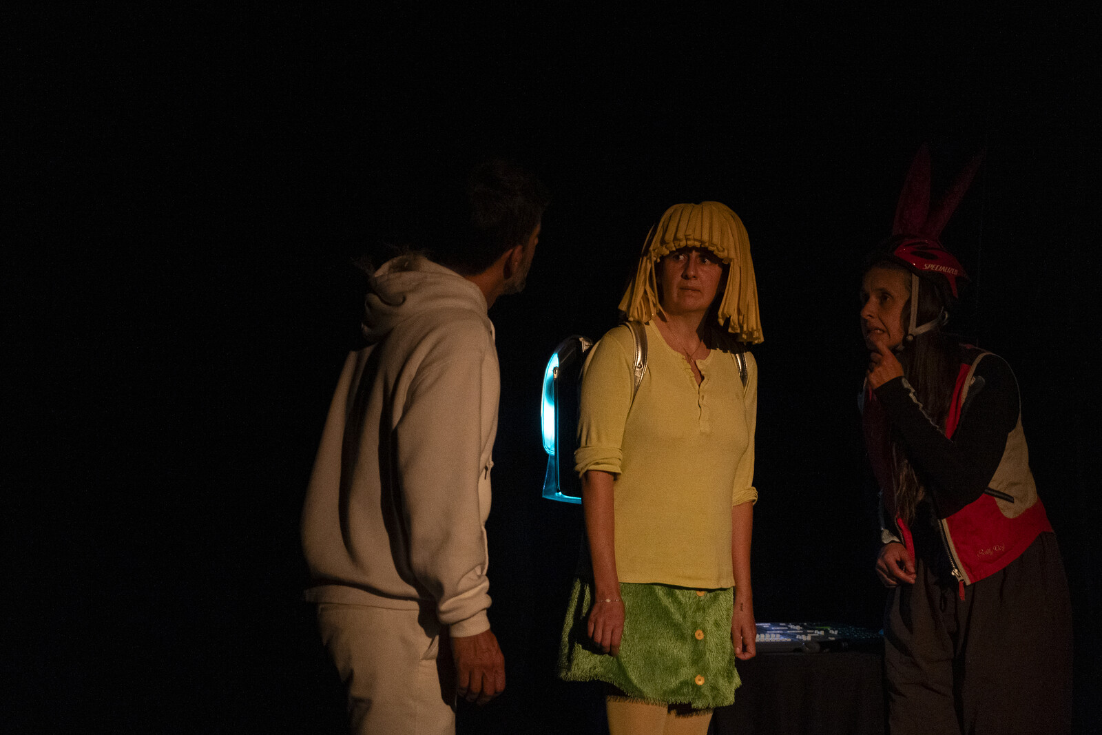 Die drei haben Streit miteinander