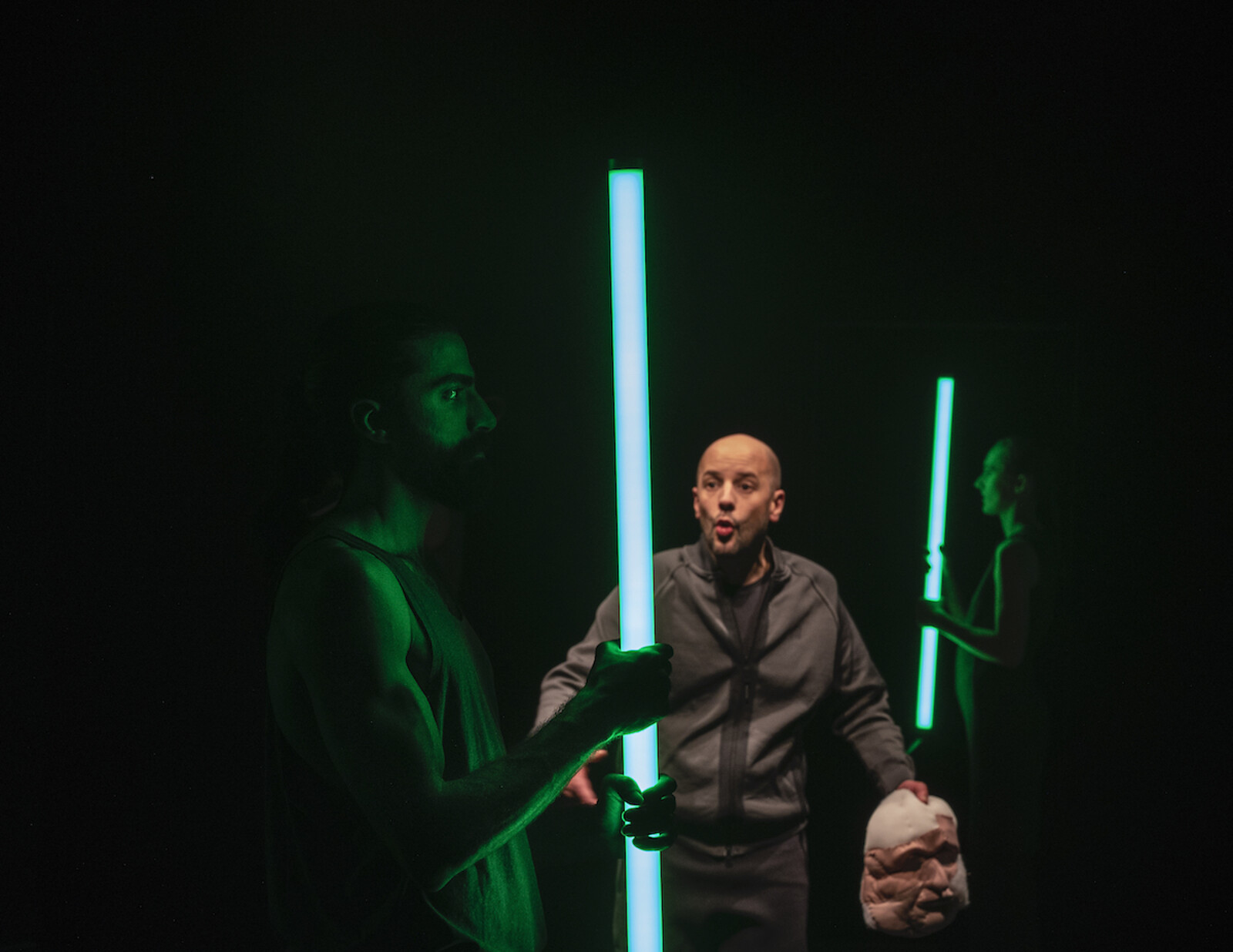 Ensemble with lights