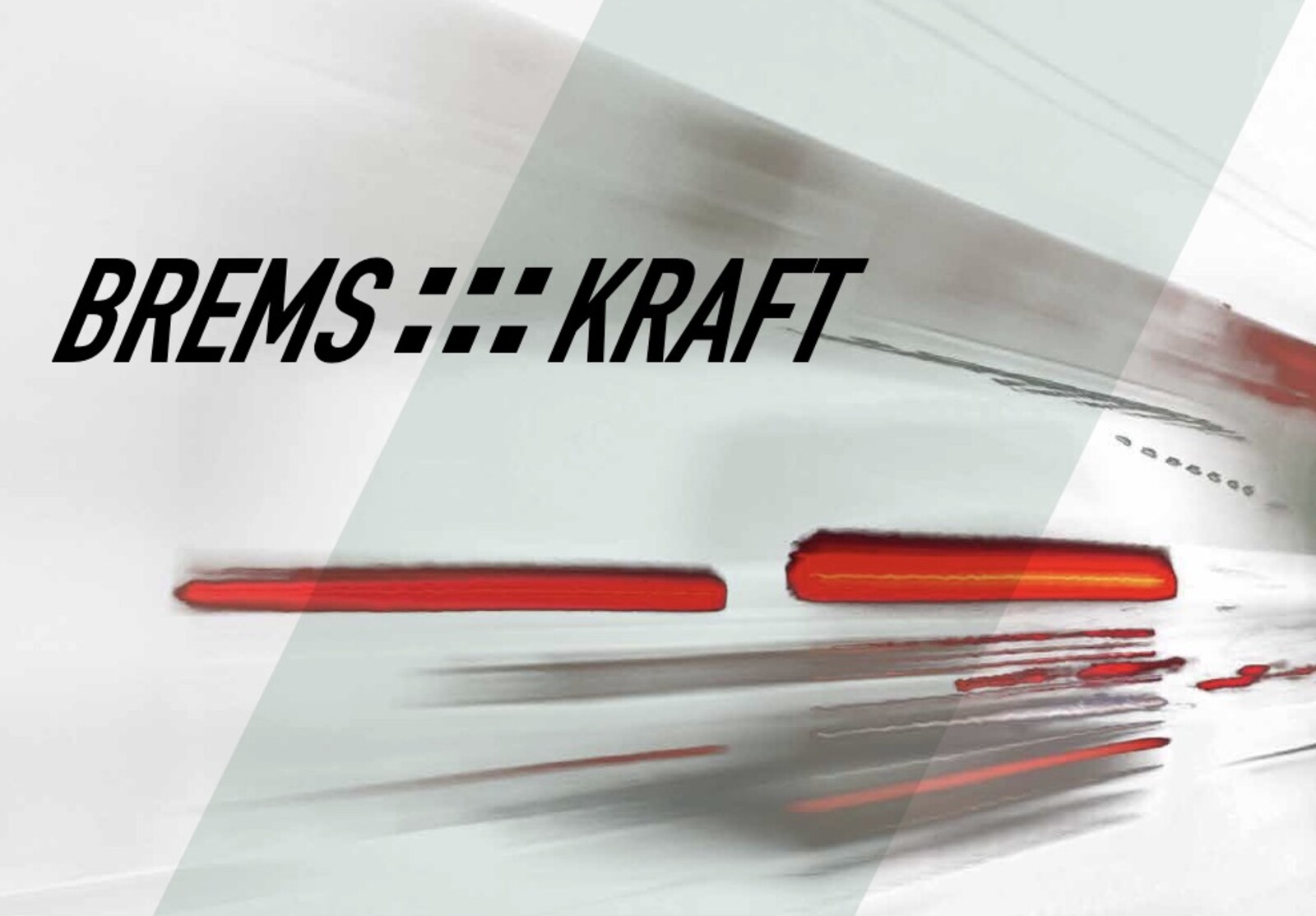 Train with lettering : Brems::Kraft